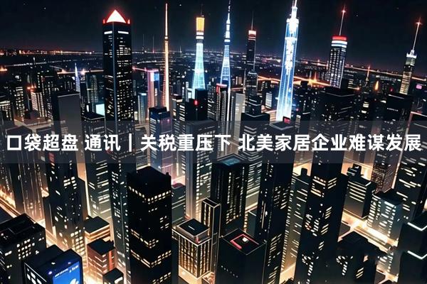 口袋超盘 通讯｜关税重压下 北美家居企业难谋发展