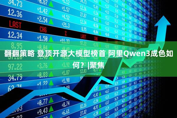 翻翻策略 登顶开源大模型榜首 阿里Qwen3成色如何？|聚焦